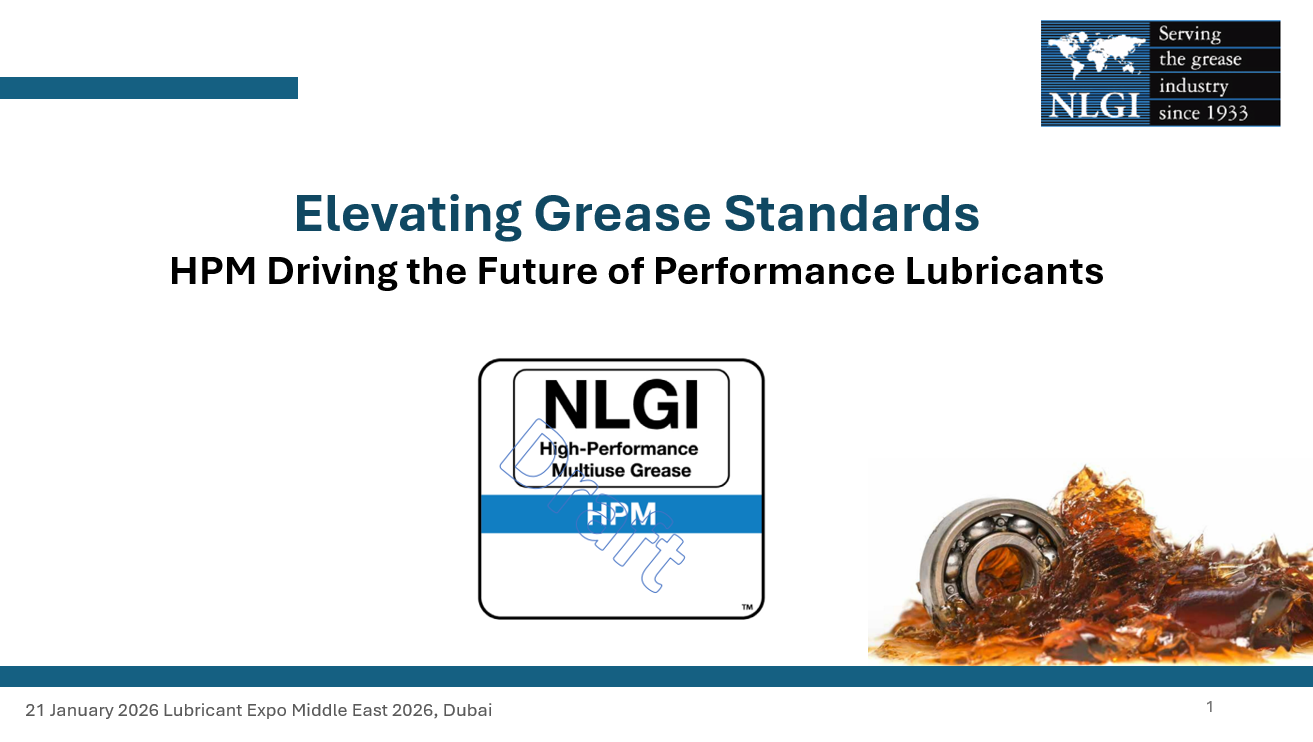 High Performance Multiuse Grease (HPM) Certification